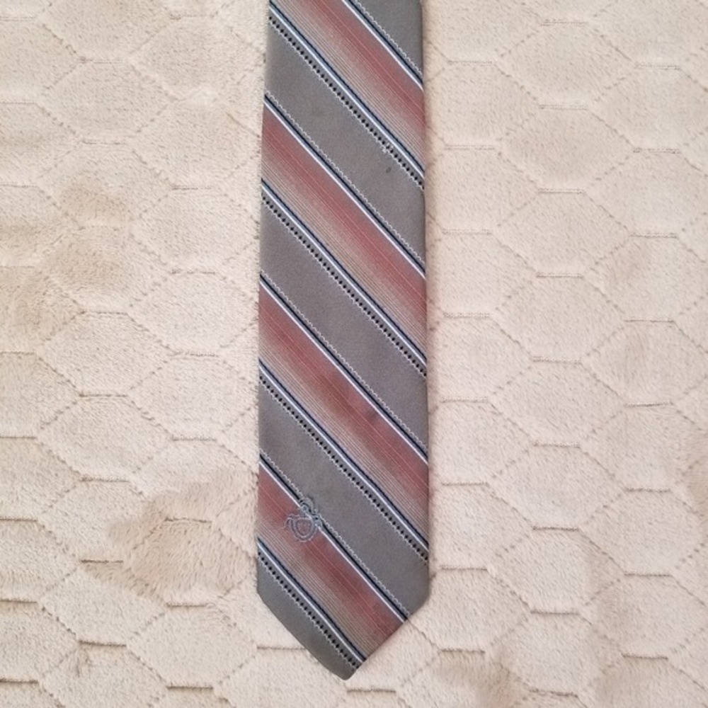 Vintage Via Re Men's Necktie Striped Multicolor 3" wide‎